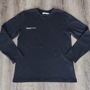 PANGAIA Unisex DNA Long Sleeve T-Shirt Black XXS Organic Cotton